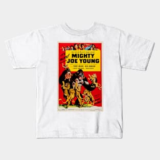 Mighty Joe Young 1953 Film Advertisement Retro Movie Kids T-Shirt